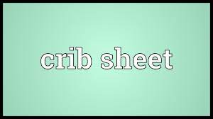 We did not find results for: Crib Sheet Meaning Youtube