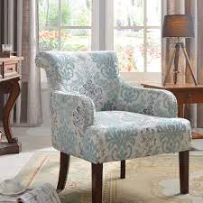 Best Master Furniture Regency Teal Floral Living Room Accent Chair Blue Accent Chairs Light Blue Living Room Accent Chairs For Living Room