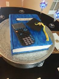 Graduation, graduation tips, how to. Accounting Graduation Calculator Book Cake Cupcake Cakes Graduation Cakes Cake Decorating