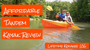 It's always better to paddle with friends and the argo 136xp is a great choice for hanging out on the water. Affordable Tandem 2 Person Kayak Lifetime Kokanee Review Youtube