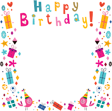 Happy Birthday Posters Happy Birthday Cards Background Birthday Border Clipart Large Size Png Image Pikpng