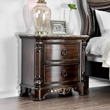 Handmade designer stainless steel bedside with 2 drawer. Furniture Of America Pune Transitional Brown Wood 2 Drawer Nightstand On Sale Overstock 21905790