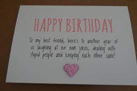 What to write in a belated birthday card. Humourous Best Friend Birthday Card Best Friend Birthday Cards Birthday Cards For Friends Best Friend Birthday