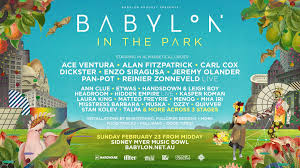 Ra Babylon In The Park 2020 At Sidney Myer Music Bowl Melbourne