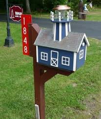 Click the button below to add the solar powered wooden lighthouse mailbox to your wish list. Blue White Lighthouse Mailbox Mailbox Design Diy Mailbox Lighthouse Decor