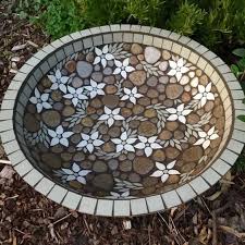 Bird Bath Bowl Only Birdbath Bird Bath Mosaic Bird Bath Bowl Flannel Flower Garden Art Made To Order Mosaic Birdbath Mosaic Birds Mosaic Garden