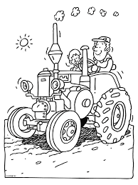 Hier vind je allerlei kleurplaten die je online in kan kleuren. Mewarna10 Kleurplaten Printen Tractor