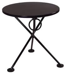 Keter corfu resin coffee table, all manhattan comfort madison 1.0 coffee table collection round living room coffee table accent table, 35 l x 35 w x 12 h, midnight blue. Amazon Com Furniture Designhouse 4142s French Bistro European Cafe 3 Leg Folding Coffee Table Wi Folding Coffee Table Metal Dining Table Concrete Coffee Table