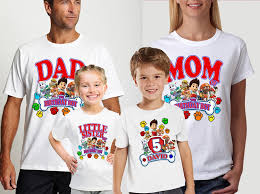 Paw Patrol Birthday Boy T Shirt Paw Patrol Birthday Custom Family Shirts For Boys Girls Also Available For Kids And Pa Custom Birthday Shirts Personalized Birthday Shirts Paw Patrol Birthday