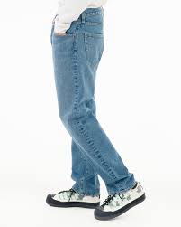 Off Planet Work Wear Straight Leg Denim Medium Wash Brain Dead