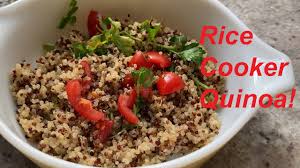 Place pearl couscous, chicken stock, olive oil, garlic, and nutmeg in the rice cooker's inner pot and stir. How To Cook Quinoa In A Rice Cooker Youtube