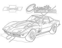 Another variation to be aware of is the option to get different stitching in the jet. Corvette Stingray Coloring Pages Allnaturecolor Us