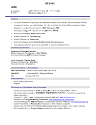 resume / cv