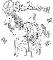 Fun Pinkalicious And Unicorn Coloring Page In 2020 Unicorn Coloring Pages Coloring Pages Moon Coloring Pages