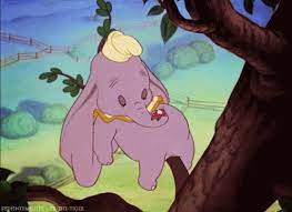 Dumbo Elephant Gif Dumbo Elephant Sleeping Discover Share Gifs Disney Illustration Dumbo Wallpapers Walt Disney Animation Studios