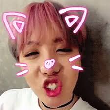 Explore awesome gifs by @woozivibes. Angels Devils Jhope Cute Pink Gif Aesthetic Kisses Admin Ld