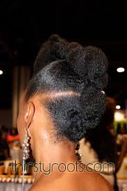 Mullet mohawks are a great hairstyle for your punky look. Natural Bun Mohawk