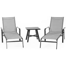 Maybe you would like to learn more about one of these? Hanover Foxhill Set Of 2 Gray Gunmetal Metal Frame Stationary Chaise Lounge Chair S With Gray Gunmetal Hanover Sling Seat In The Patio Chairs Department At Lowes Com