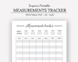 7 Weight Loss Measurement Chart App 5 Body Template Body