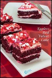 Red velvet cake and its original recipe are well known in the united states. Eggless Red Velvet Cake Velvet Cake Recipes Eggless Red Velvet Cake Red Velvet Cake Recipe