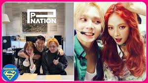 Hyuna And E Dawn Officially Sign Contracts With Psy S Record Label P Nation Record Label National Signed Contract