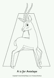 Antelope coloring pages for kids, toddlers, kindergarten to color and print. Pin By Susan Carrell On Wood Badge Antelope Zoo Animal Coloring Pages Animal Coloring Pages Toddler Art Projects
