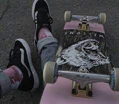 Art erikrovanpera artwork konst artist . Skate Grunge And Pink Image Skateboard Aesthetic Skate Girl Skateboard