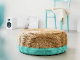 Kick back and relax with a diy outdoor ottoman made from an old tire and colorful rope.subscribe to the better homes and gardens channel: Make A Rope Pouf From An Old Tire A Spicy Boy
