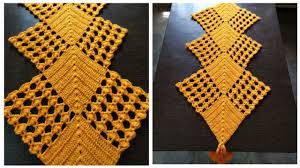 Some tablecloth patterns are designed mainly for ornamental coverings, but which may also help protect the table from scratches and stains. Crochet Table Runner Beautiful And Easy Pattern English Subtitle Youtube