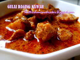 Saya cuma pakai kentang dan kacang panjang. Resepi Gulai Daging Terengganu Cap Bunga Ros