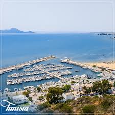 View Of Port Of Sidibousaid The Medieval Village Of Sidi Bou Said A Small Paradise In The Colors Of The Medi Travel And Leisure Wonderful Places Picturesque