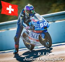 The accident was horrifying, as riders flew off their bikes with the momentum. R I P Jason Dupasquier Motogp Moto3 9gag