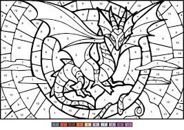 Parents may receive compensation when you click through and purchase from links contained on this website. Dragon Color By Number Coloring Page Dragon Coloring Page Unicorn Coloring Pages Color By Number Printable
