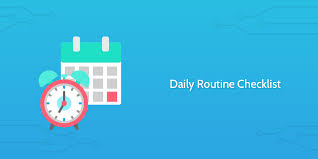 daily routine checklist process street