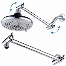 Signature 9 Inch Adjustable Height Shower Head Arm Shower Arm Extension Shower Head Extension Shower Arm Extension Shower Arm Shower Head Height Adjustable In 2020 Adjustable Shower Head Shower Heads Shower Arm