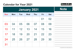 Choose any template from here which you like the most, making a calendar of any type becomes a lot easier when you have a template downloaded in your computer. January 2021 Calendars For Pdf Words And Jpg Formats Distancelatlong Com