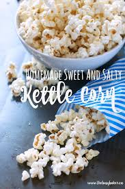 I will bet that you will already have the ingredients in your cupboard too! Sweet And Salty Kettle Corn Recipe The Busy Baker