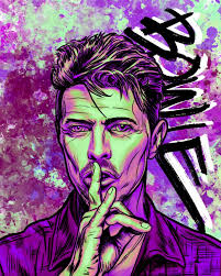David Bowie my latest painting.