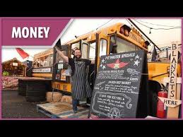 Dad Turns Old American School Bus Into A 400k Restaurant Youtube Bus Restaurant School Bus Bus