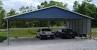 3 Car Metal Garage With Lean To