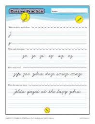 Use the printable cursive letters worksheets below to practice learning cursive letters from a to z! Cursive Letters A Z Worksheets K12reader