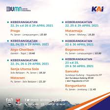 Berikut ini adalah jadwal keberangkatan sekaligus harga tiket kereta api. Kereta Api Indonesia On Twitter Tetap Semangat Sahabatkai Dan Puasa Juga Lancar Berikut Jadwal Perjalanan Ka Tgl 22 30 April 2021 Yg Selalu Menerapkan Persyaratan Naik Ka Protokol Kesehatan Sesuai