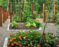 Guest Blogger How To Design A Beautiful Vegetable Garden Traditional Landscape Vegetable Garden Design Fenced Vegetable Garden