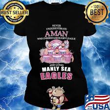 Nrl telstra premiership sydney roosters. Never Underestimate A Woman Who Understands Rugby League And Loves Manly Sea Eagles Logo Shirt Hoodie Sweater Long Sleeve And Tank Top