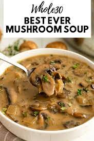 This Is The Best Ever Mushroom Soup This Creamy Mushroom Soup Is Easy To Make Low Carb Dairy F Easy Soup Recipes Mushroom Soup Recipes Creamy Mushroom Soup