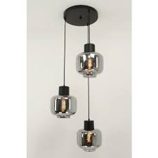 losse ronde plafondplaat zonder gaten o 35 cm zwart hanglamp lampen lucca