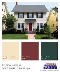 Maybe you would like to learn more about one of these? Inspiration Inviting Colonial Rutgers Painting Yellow House Exterior Green Shutters Door Colors For Yellow House