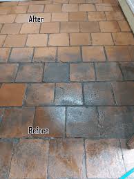 Keeping your floor clean will lengthen the amount of time between sealant applications. Terracotta Floor Restoration Sealing In Queens Park Northampton