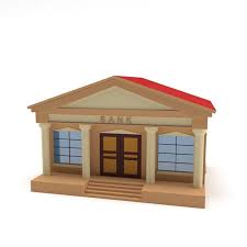 Low Poly Bank Editable 3d Model Of A House 3d 3dmodel 3ddesign 3dscene Vr Ar Architectural Architecture Bank Block Building Cartoon Cityscap Gorod