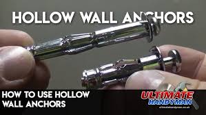 Wall flange is a terminal fitting to support and attach railings. How To Use Hollow Wall Anchors Youtube